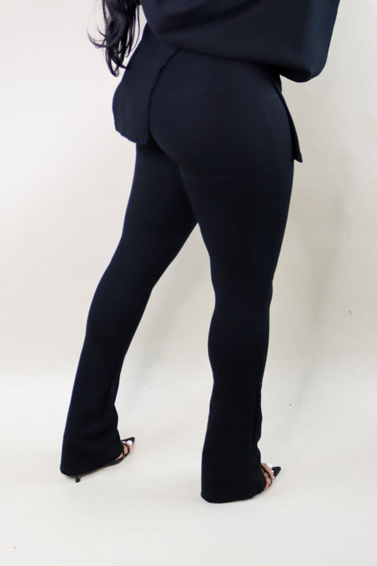 Garter Stitched Stretch Pant